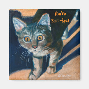 Du bist Purr-fect Magnet