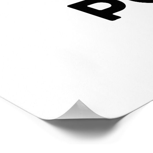 Du bist Purrdy Funny Cat Pun Poster (Ecke)