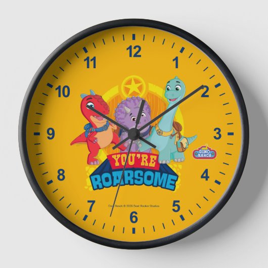 Du bist Roarsome | Dino Ranch Uhr (Vorderseite)