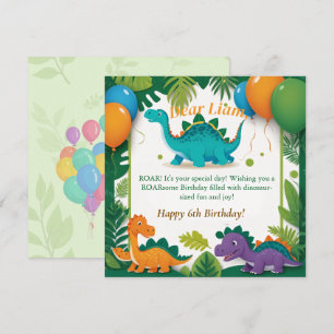 Du bist ROARsome! Happy Birthday Card Feiertagskarte