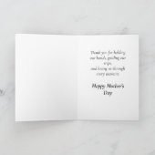 Du bist schön Amerikanischer Muttertag für Afroame Karte (Innenseite)