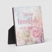 Du bist schön, genau wie du zitierst fotoplatte (Vorderseite)