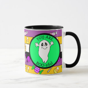 Du bist schön, Ghost Pun, Halloween Tasse