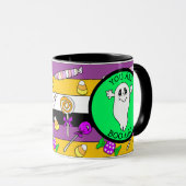Du bist schön, Ghost Pun, Halloween Tasse (VorderseiteRechts)