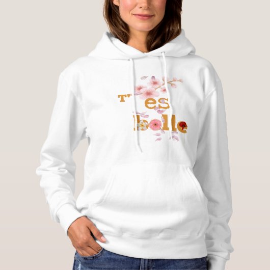 Du bist schön hoodie (Vorderseite)