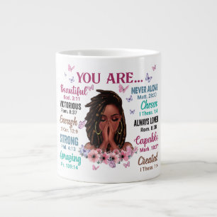 Du bist schön, nie allein beten christlich Jumbo-Tasse