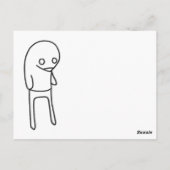 du bist schön postkarte (Rückseite)