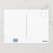 Du bist schön postkarte (Rückseite)