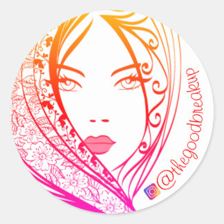 Du bist schön runder aufkleber