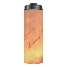 Du bist schön thermosbecher