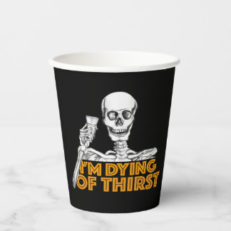 "Du bist schon tot." Pappbecher