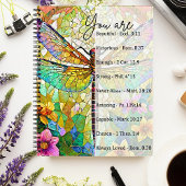 Du bist schön...verkleidete Glasslibelle Notizblock