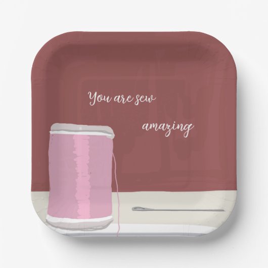 Du bist Seh Phantastisch Pappteller (Vorderseite)