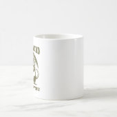 Du bist seltsam, ich behalte dich lustiger Waschbä Kaffeetasse (Mittel)