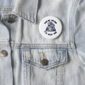Du bist seltsam, ich behalte dich Waschbär Possum  Button (Beispiel)