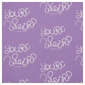 Du bist seltsam (ich mag dich) stoff (Muster)