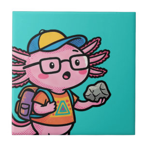 Du bist sicher Axolotl Fragen Cute Sarcastic Meme Fliese