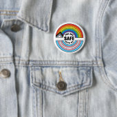 Du bist sicher bei mir LGBTQIA Verbündeter Button (Beispiel)
