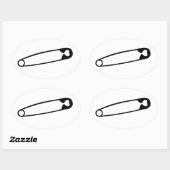 Du bist sicher bei mir... ovaler aufkleber (Blatt)