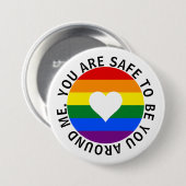 Du bist sicher, dass du um mich herum bist button (Vorne & Hinten)