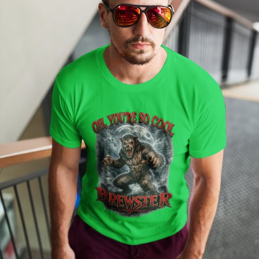 Du bist so cool, Brewster Herren dunkles T-Shirt