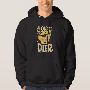 Du bist so ein Reh Happy Valentinstag Zitate Hoodie