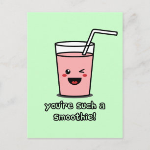 Du bist so ein Smoothie Postkarte
