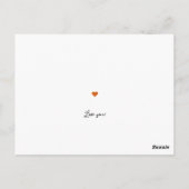 Du bist so eine schöne Funny Valentine Day Card Postkarte (Rückseite)