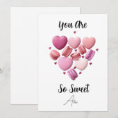 Du bist so eine süße Karte (Vorne/Hinten)