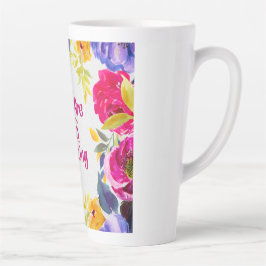 Du bist so erstaunlich Wasserfarbe-Floral Milchtasse
