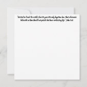 Du bist so geliebt Flat Card (Rückseite)