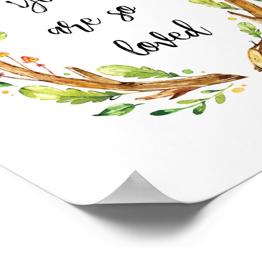 Du bist so geliebt poster (Ecke)