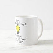 Du bist so hell Coffee-Mug Kaffeetasse (VorderseiteRechts)
