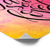 Du bist so liebes Poster (Ecke)