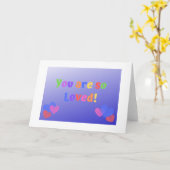 Du bist so lieblich Card Karte (Gelbe Blume)