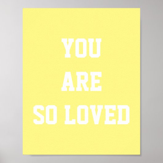 Du bist so lieblich Kids Room Poster (Vorne)