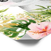 Du bist so lieblich, Wasserfarben Safari-Tiere Poster (Ecke)