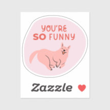 Du bist so lustig niedlicher illustrierter Hund Re