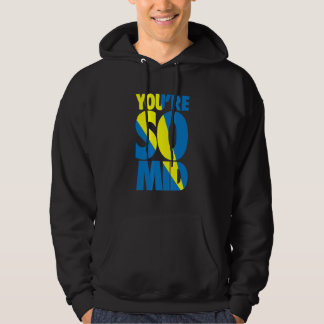 Du bist so Mid Teen Gamer Slang Cool Graphic Hoodie