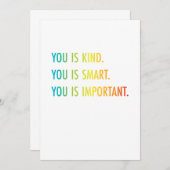 Du bist so nett, dass du klug bist. save the date (Vorne/Hinten)