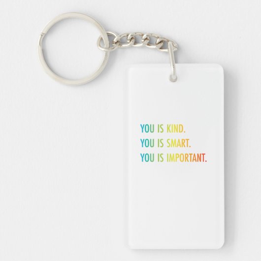 Du bist so nett, dass du klug bist. schlüsselanhänger (Vorderseite)