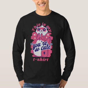 Du bist so Niedlich Ferret Cool Retro Spaß komisch T-Shirt