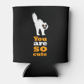 Du bist so niedliche Frustkatze Dosenkühler (Vorderseite)