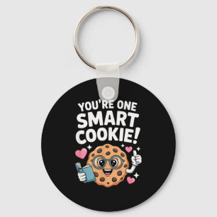 Du bist so schlau wie ein Cookie Gles Buch Herzen Schlüsselanhänger
