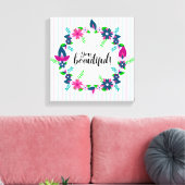Du bist so schön! leinwanddruck (Insitu (Wohnzimmer))