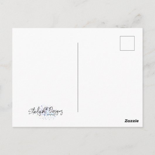 Du bist so schön! postkarte (Rückseite)