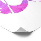 Du bist so schön zu mir (PINK) Poster (Ecke)