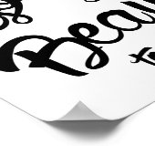 Du bist so schön zu mir. Wertpapier Poster (Ecke)