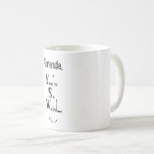 Du bist so seltsame, anpassbare Tasse (VorderseiteRechts)