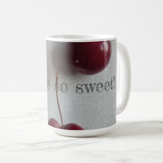 Du bist so süß Cherry Kaffeetasse (VorderseiteRechts)